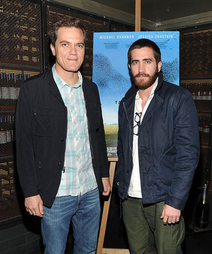 Jake Gyllenhaal and Michael Shannon promoted Take Shelter in NYC.
Jake Gyllenhaal and Michael Shannon promoted Take Shelter in NYC.