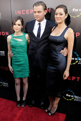 Leonardo DiCaprio attended the July 2010 premiere of Inception with costars Ellen Page and Marion Cotillard.
Leonardo DiCaprio attended the July 2010 premiere of Inception with costars Ellen Page and Marion Cotillard.