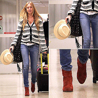 Whitney Port at LAX November 6, 2011