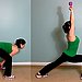 Swinging Kettlebell Lunge