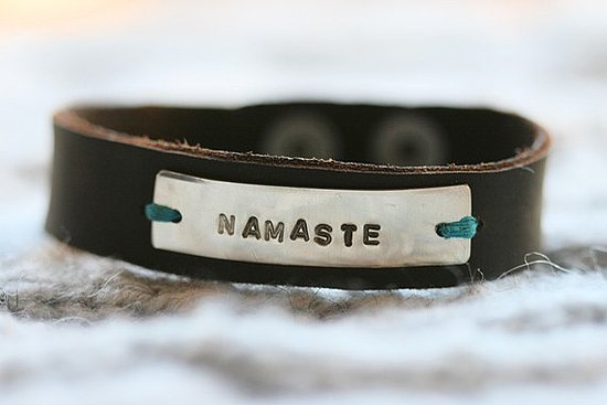 Namaste Leather Bracelet