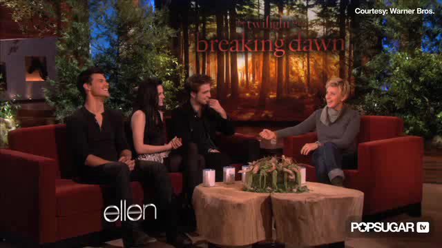 Video: Robert Pattinson & Kristen Stewart Talk "Baby-Making" on Ellen