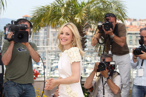 Rachel smiled for the flashbulbs at the Cannes Film Festival in 2011.
Rachel smiled for the flashbulbs at the Cannes Film Festival in 2011.