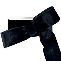 15 Yds Wrights Washable Velvet Ribbon Trim Black .75 Inch at Dove Originals Trims | Cording, Lace Trim, Fabric Fringe