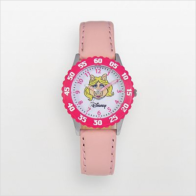 Miss Piggy Time Teacher Stainless Steel Watch Miss Piggy Time Teacher Stainless Steel Watch