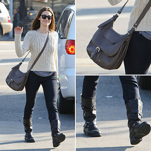 Emmy Rossum Street Style November 18, 2011