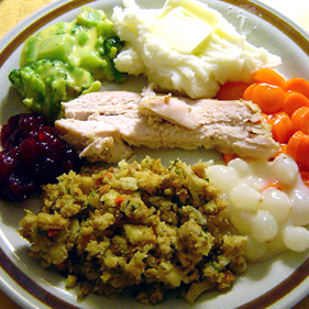 Calories in Thanksgiving Meal