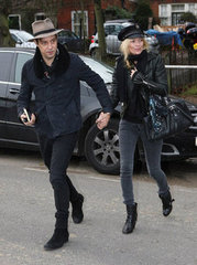 Kate Moss London Hat Pictures With Husband Jamie Hince