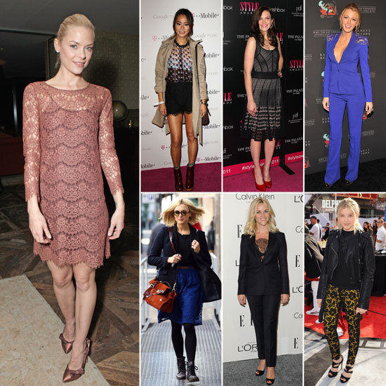 Celebrities in Lace Fall 2011 Celebrities in Lace Fall 2011