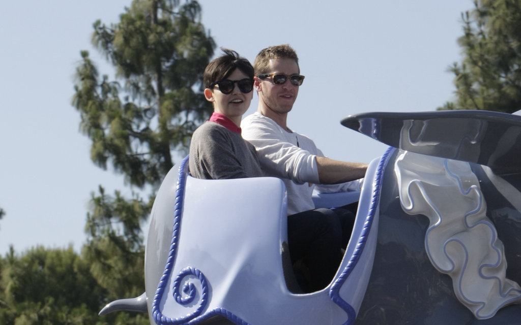 Ginnifer Goodwin marked her 33rd birthday on a May 2011 trip to Disneyland with her current husband, Josh Dallas.
Ginnifer Goodwin marked her 33rd birthday on a May 2011 trip to Disneyland with her current husband, Josh Dallas.