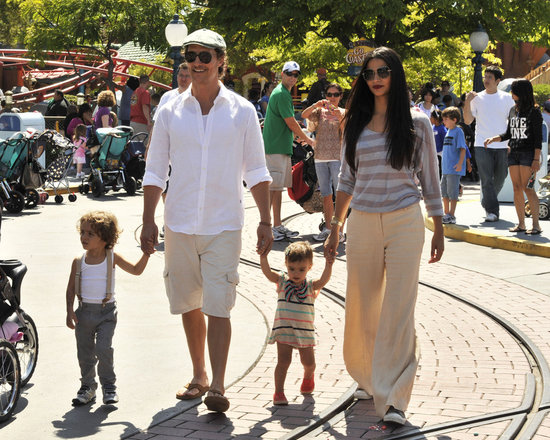 Matthew McConaughey and Camila Alves took Levi and Vida to the "Happiest Place on Earth" in June 2011.
Matthew McConaughey and Camila Alves took Levi and Vida to the "Happiest Place on Earth" in June 2011.