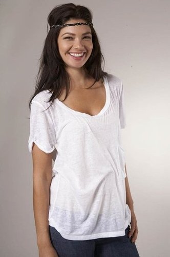Fluxus White Pocket T Fluxus White Pocket T