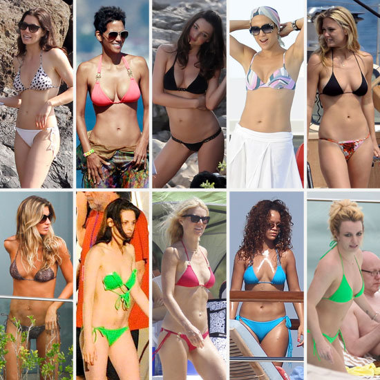 So many of our favorite female stars showed off their bikini bodies this 