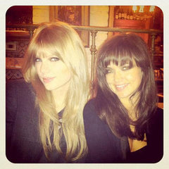Taylor Swift Cuts Her Hair into Blunt Bangs Taylor Swift Cuts Her Hair into Blunt Bangs