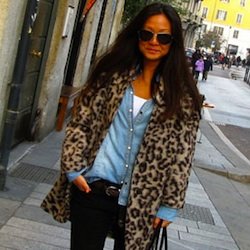 Leopard Prints and Denim Street Style
