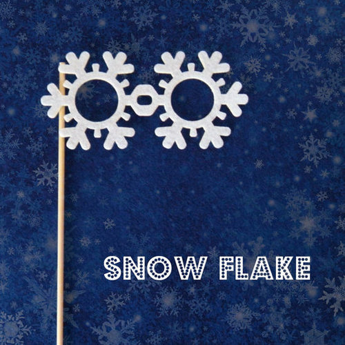 Snowflake Photo Prop DIY Kit ($2) Snowflake Photo Prop DIY Kit ($2)