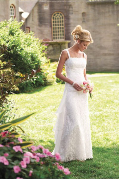 Lace Slim A Line Skirt Hot SellWedding Dress At Allbrideglamour