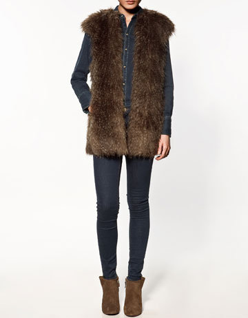 Faux Fur Vest Faux Fur Vest