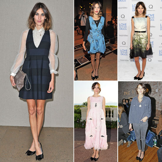 Alexa Chung Wearing Louis Vuitton Heels 2011 Alexa Chung Wearing Louis Vuitton Heels 2011