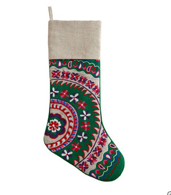 Suzani Christmas Stockings ($50) Suzani Christmas Stockings ($50)