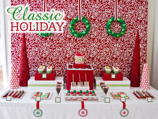 Classic Holiday Dessert Table Classic Holiday Dessert Table