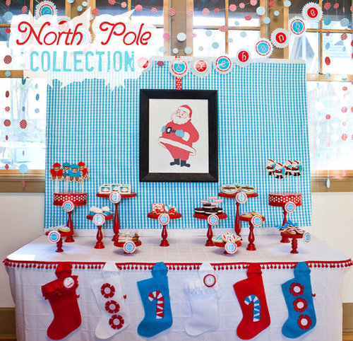 North Pole Christmas Dessert Table North Pole Christmas Dessert Table