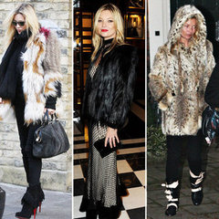 Which Fur Jacket Do You Like Best on Kate Moss? Which Fur Jacket Do You Like Best on Kate Moss?