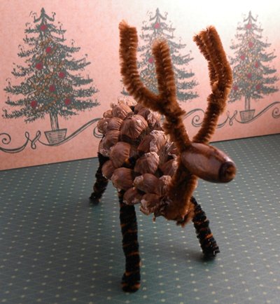 Pine Cone Reindeer Pine Cone Reindeer