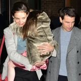 Katie Holmes Birthday in New York (Video)