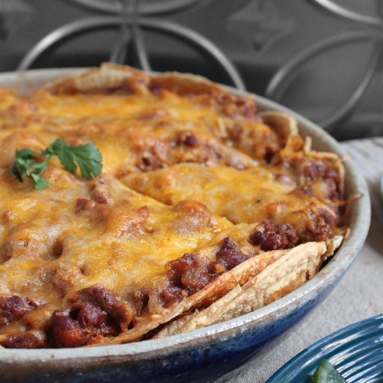 Chorizo Enchilada Pie