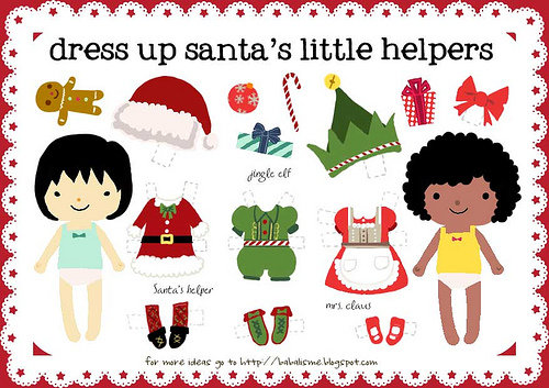 Dress Up Santa's Little Helpers
