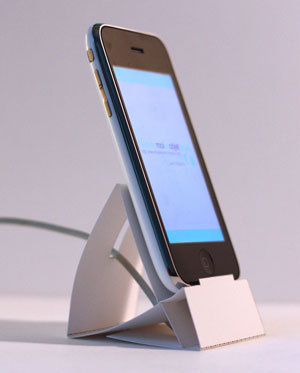 Paper iPhone Stand
