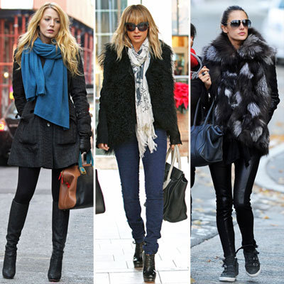 Celebrities Winter Style 2011