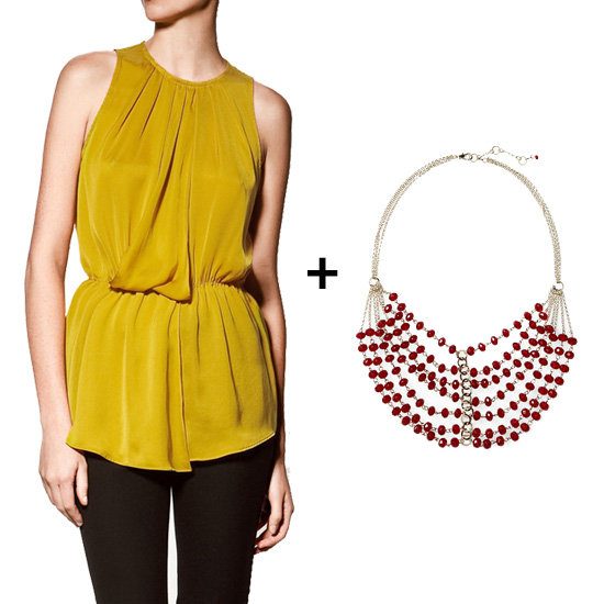 Silk Blouses + Statement Necklaces Silk Blouses + Statement Necklaces
