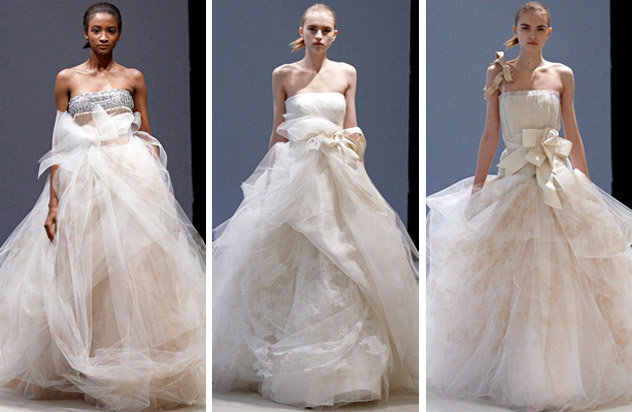 Exclusive Vera Wang wedding gowns if your taste in designer wedding dresses 