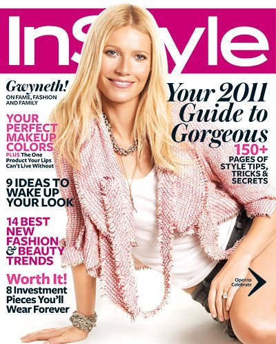 Gwyneth Paltrow's January cover for InStyle was one of that magazine's worst performers.
Gwyneth Paltrow's January cover for InStyle was one of that magazine's worst performers.