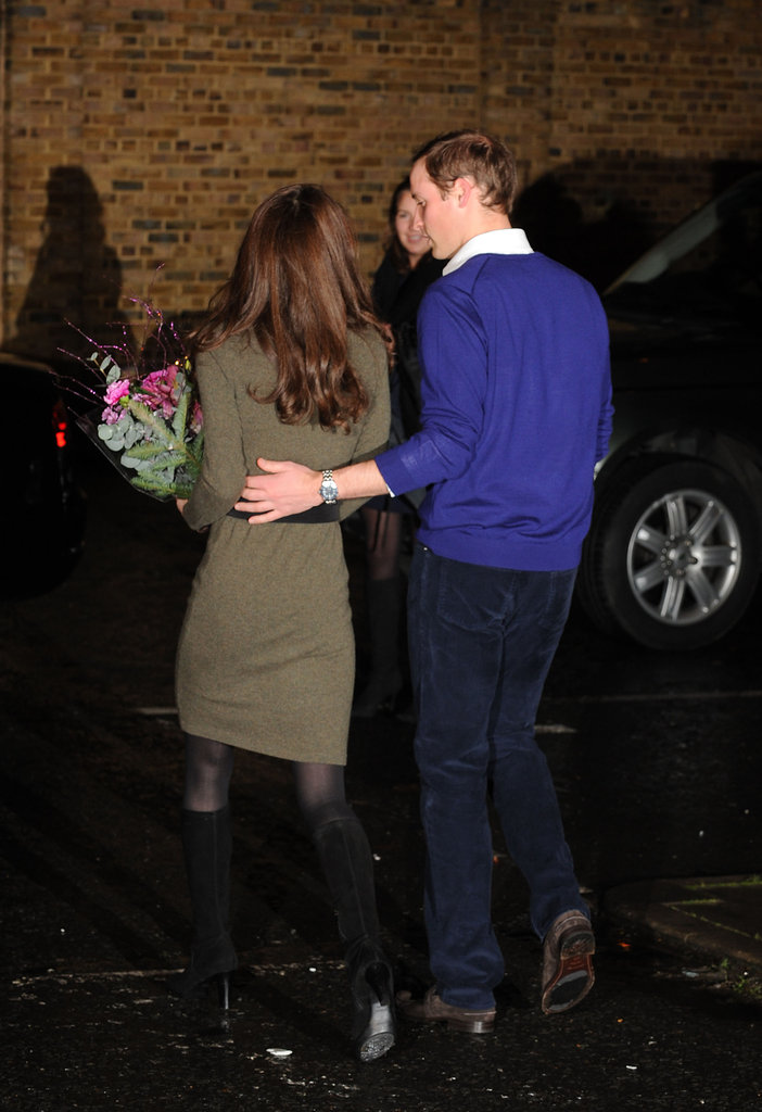 Prince William helped Kate back to the car following a 2011 holiday visit to Centrepoint charity.
Prince William helped Kate back to the car following a 2011 holiday visit to Centrepoint charity.