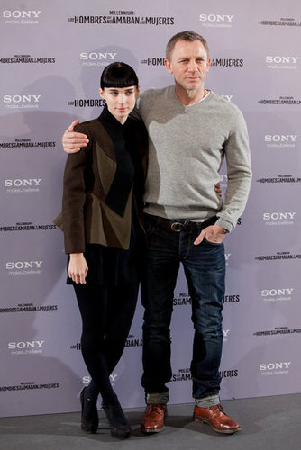 Daniel Craig and Rooney Mara Take Dragon Tattoo to Spain Daniel Craig and Rooney Mara Take Dragon Tattoo to Spain