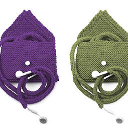 Knit iPod and Earbud Case