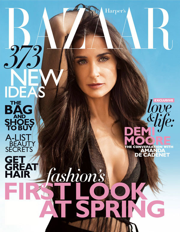 Demi Moore Spills On Relationships, Body Image & Freedom in Harper's BAZAAR's February 2012 Issue Demi Moore Spills On Relationships, Body Image & Freedom in Harper's BAZAAR's February 2012 Issue