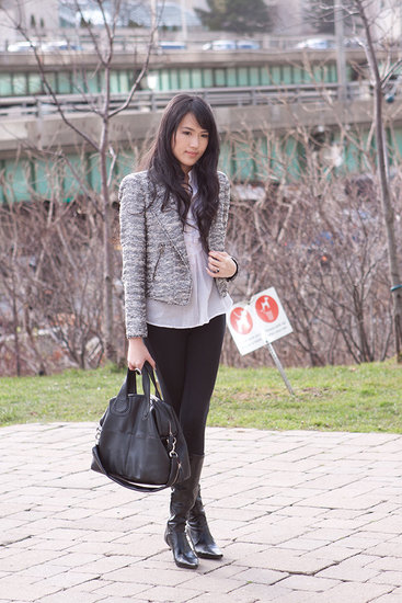 Outfit of the day: Tweed Blazer
