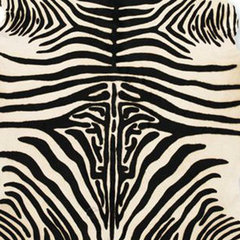 Zebra-Print Rugs and Metallic Accessories Shopping