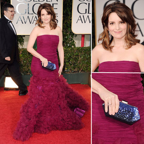 Tina Fey at Golden Globes 2012