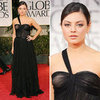 Mila Kunis at Golden Globes 2012