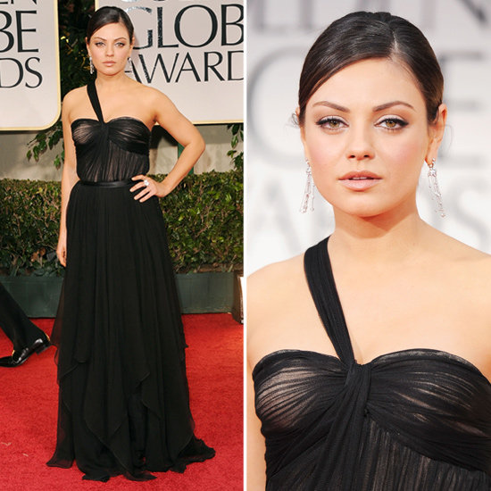 Mila Kunis at Golden Globes 2012