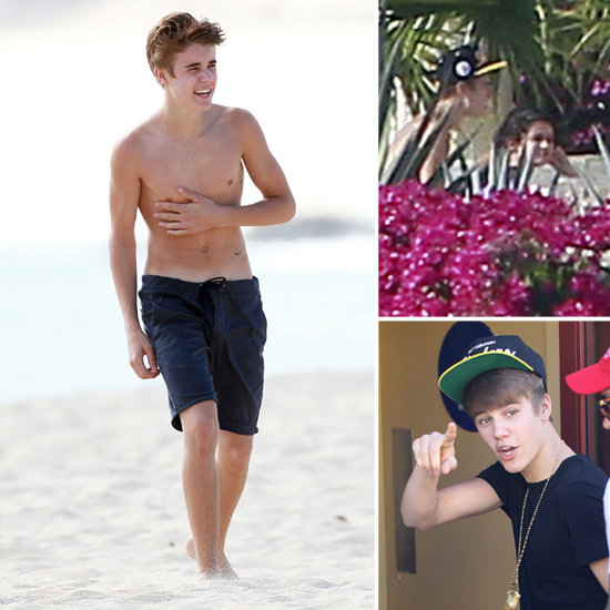 Shirtless Justin Bieber Walks on the Beach in Cabo Pictures Shirtless Justin Bieber Walks on the Beach in Cabo Pictures