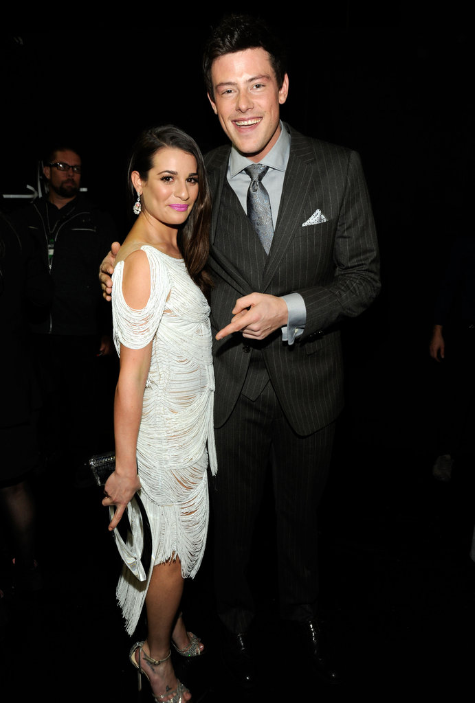 Lea Michele and Cory Monteith Lea Michele and Cory Monteith