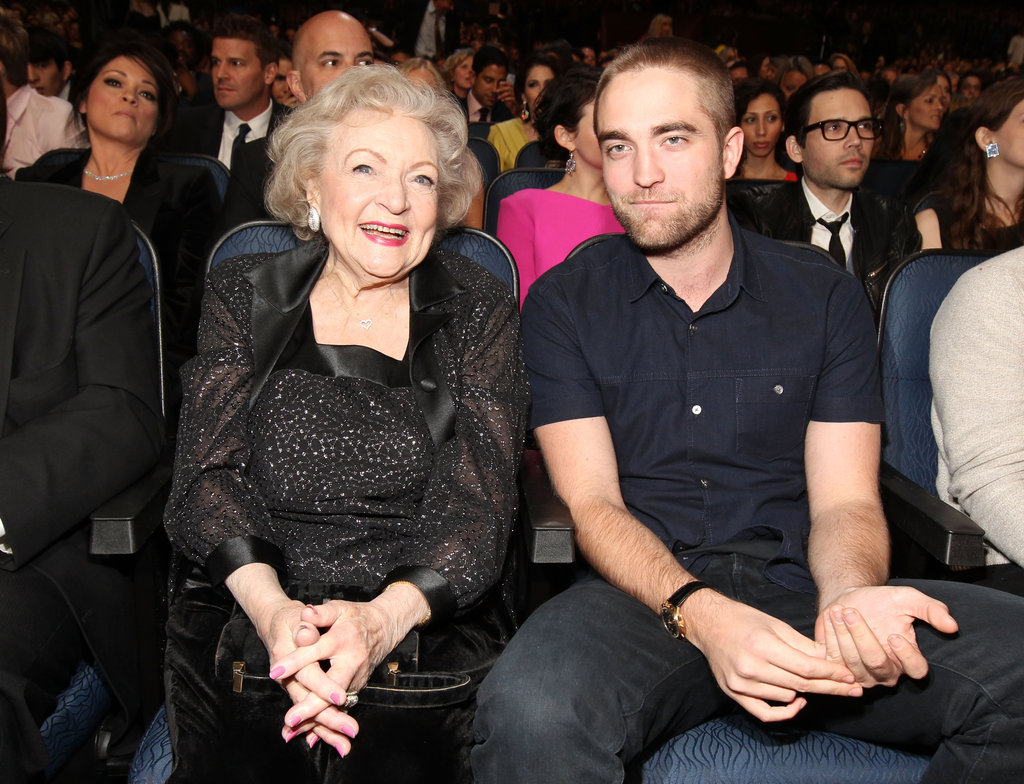 Betty White and Robert Pattinson Betty White and Robert Pattinson