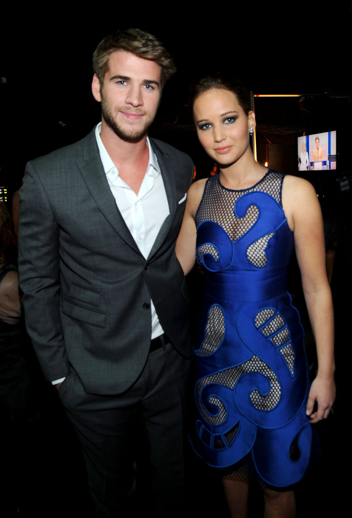 Liam Hemsworth and Jennifer Lawrence Liam Hemsworth and Jennifer Lawrence