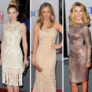 People's Choice Award Red Carpet Dresses 2012 Pictures